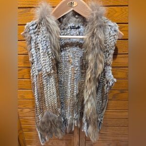 Dolce Cabo Real Rabbit Fur Vest